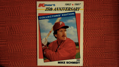 1987 Topps Kmart 25th Anniversary #31 Mike Schmidt