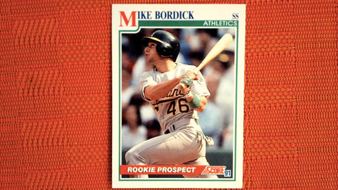 1991 Score #339 Mike Bordick