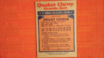 1986 Topps Quaker Granola #2 Dwight Gooden