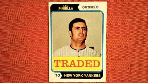 1974 Topps #390T Lou Piniella Traded