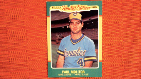 1986 Fleer Limited Edition #30 Paul Molitor