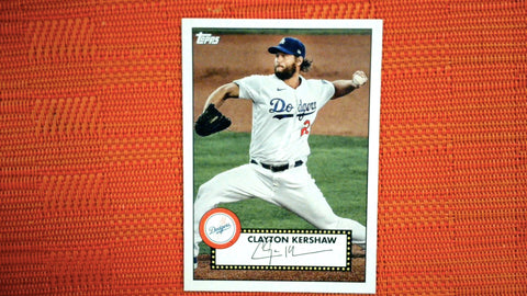 2021 Topps #T52-40 Clayton Kershaw 1952 Redux