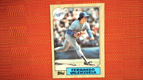 1987 Topps #410 Fernando Valenzuela