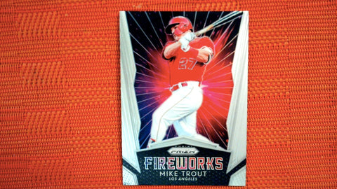 2019 Panini Prizm #F1 Mike Trout Fireworks