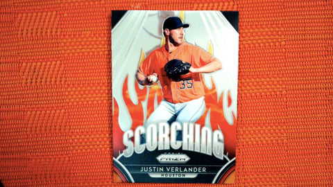 2019 Panini Prizm #S2 Justin Verlander Scorching