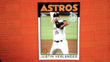 2021 Topps #86B-53 Justin Verlander 1986 Baseball 35th Anniversary