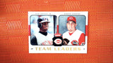 2006 Fleer #TL-7 Ken Griffey Jr. / Aaron Harang Team Leaders