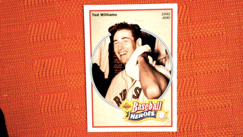 1992 Upper Deck #29 Ted Williams Baseball Heroes Ted Williams Box Bottoms