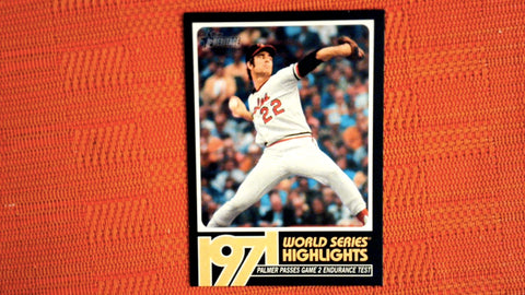 2020 Topps Heritage #WSH-7 Jim Palmer 1971 World Series Highlights