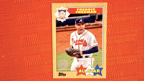 2022 Topps #87AS-35 Freddie Freeman 1987 All-Star Baseball