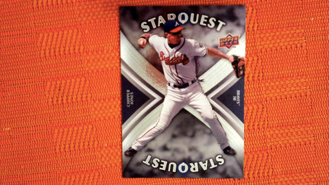 2008 Upper Deck First Edition #SQ-10 Chipper Jones StarQuest Green Common