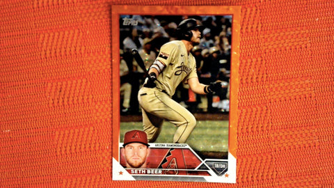 2023 Topps #105 Seth Beer 25/299 Orange Foil