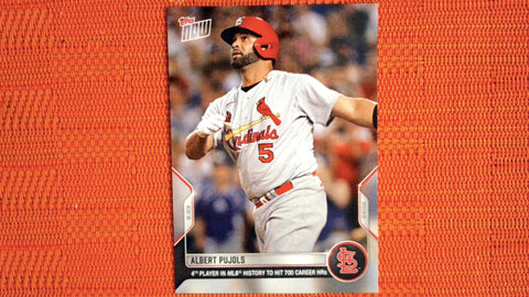 2022 Topps Now #951 Albert Pujols -4th Player in MLB History to Reach 700 Career HRs (PR=28,898)