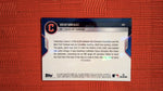 2022 Topps Now #1071 Oscar Gonzalez - 10th-Inning RBI Single Provides Go-Ahead Run 8/25 Purple