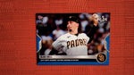 2022 Topps Now #1077 Blake Snell - Lefty Keeps Dodgers Batters Guessing in Victory 9/49 Blue
