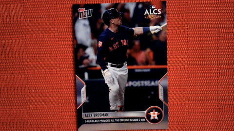 2022 Topps Now #1109 Alex Bregman - 3-Run Blast Provides All the Offense in Game 2 Win (PR=444)