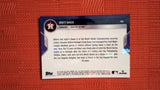 2022 Topps Now #1162 Dusty Baker - Astros: Wins 1st Career World Series Championship as Manager (PR=2,642)