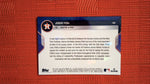 2022 Topps Now #1128 Jeremy Peña - Astros: Rookie Erases 3-Run Deficit with 1 Swing 15/49 Blue