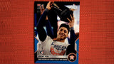 2022 Topps Now #1132 Jeremy Peña - Rides Historic Hot Streak to ALCS MVP Honors 48/49 Blue