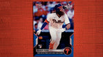 2022 Topps Now #1078 Brandon Marsh - 3-Run HR Stakes Club to Early Lead in Game 4 18/49 Blue