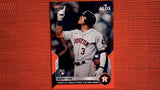 2022 Topps Now #1084 Jeremy Peña RC: Rookie's 18th-Inning HR Proves to be Game-Winner 5/10 Red