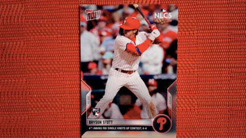 2022 Topps Now #1117 Bryson Stott RC: 4th-Inning RBI SIngle Knots Uo Contest, 4-4 (PR=905)