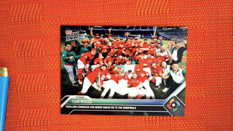 2023 Topps Now World Baseball Classic #WBC-56 Team Mexico (PR=649)