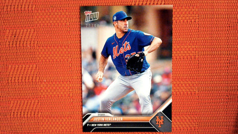 2023 Topps Now Road to Opening Day New York Mets #OD-171 Justin Verlander 70/99 Black