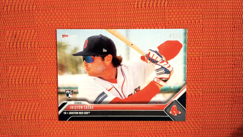 2023 Topps Now Road to Opening Day Boston Red Sox #OD-12 Triston Casas 97/99 Black