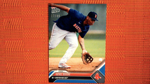 2023 Topps Now Road to Opening Day Boston Red Sox #OD-11 Rafael Devers 17/49 Blue