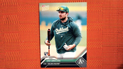 2023 Topps Now Road to Opening Day Oakland Athletics #OD-121 Shea Langeliers /99 Black