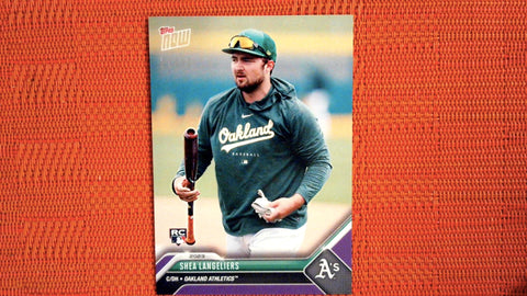 2023 Topps Now Road to Opening Day Oakland Athletics #OD-121 Shea Langeliers /25 Purple