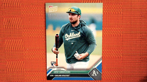2023 Topps Now Road to Opening Day Oakland Athletics #OD-121 Shea Langeliers /49 Blue