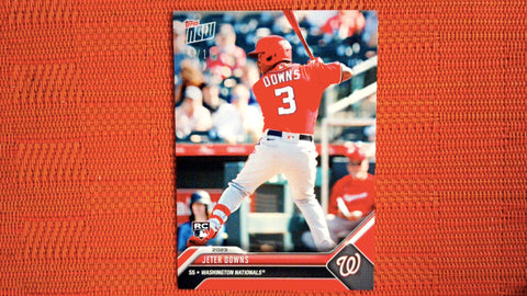 2023 Topps Now Road to Opening Day Washington Nationals #OD-198 Jeter Downs 9/10 Red