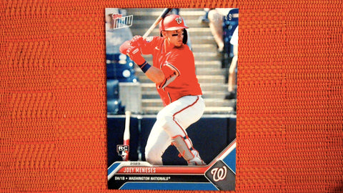 2023 Topps Now Road to Opening Day Washington Nationals #OD-192 Joey Meneses 37/49 Blue