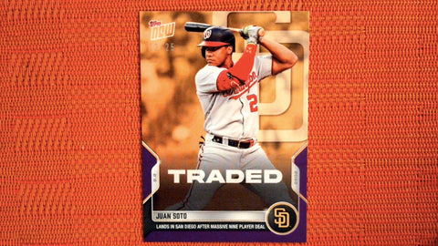 2022 Topps Now #636 Juan Soto 12/25 Purple