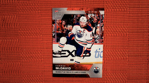 2022 Topps Now NHL Stickers #30 Connor McDavid (PR=373)