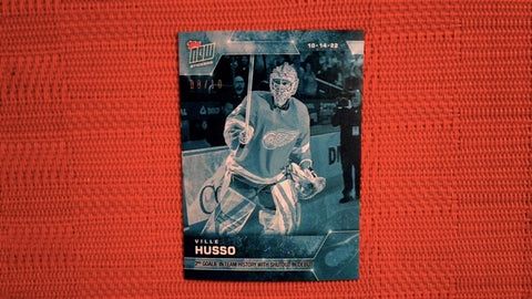 2022 Topps Now NHL Stickers #12 Ville Husso 8/10 Ice