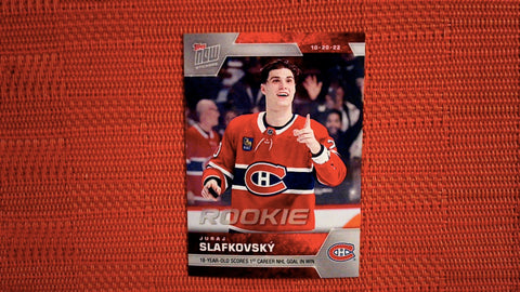 2022 Topps Now NHL Stickers #20 Juraj Slafkovsky (PR=916)