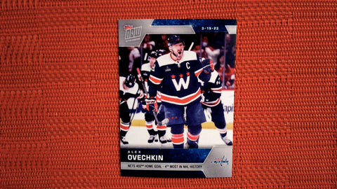 2022 Topps Now NHL Stickers #261 Alex Ovechkin (PR=248)