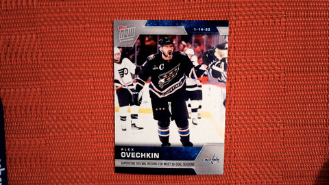 2022 Topps Now NHL Stickers #157 Alexander Ovechkin (PR=505)