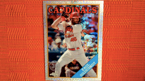 2023 Topps #T88C-69 Paul Goldschmidt 1988 Baseball 35th Anniversary Chrome Blue