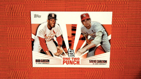 2023 Topps #12P-22 Bob Gibson / Steve Carlton One-Two Punch