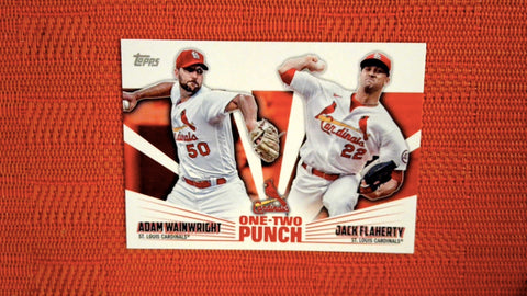 2023 Topps #12P-5 Adam Wainwright / Jack Flaherty One-Two Punch