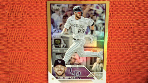 2023 Topps #158 Kris Bryant Gold Foil