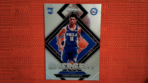 2021-22 Prizm NBA Basketball #26 Jaden Springer Emergent