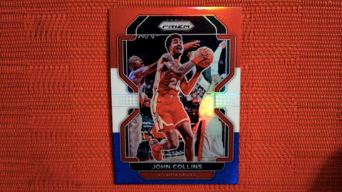 2021-22 Prizm NBA Basketball #49 John Collins Red White and Blue