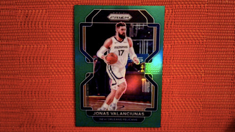 2021-22 Prizm NBA Basketball #62 Jonas Valanciunas Green
