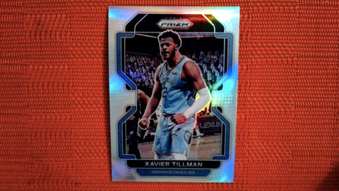 2021-22 Prizm NBA Basketball #105 Xavier Tillman Silver Prizm