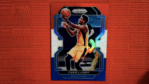2021-22 Prizm NBA Basketball #147 Caris LeVert Red White and Blue